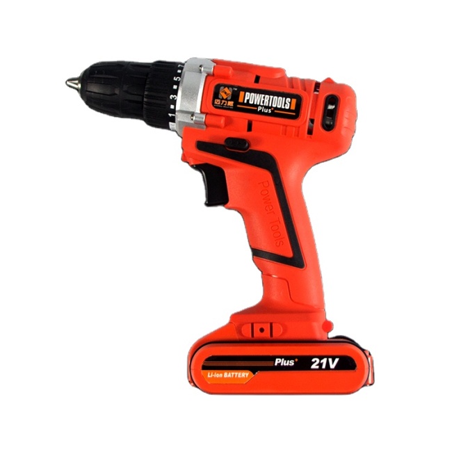 21V Lithium-Ion Single Speed Electric Cordless Drill Kit