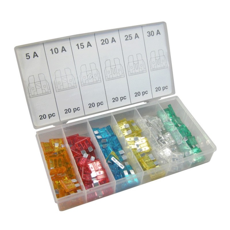 TC-1039 120pc Auto Car fuse assortment fuse box for car High quality China factory direct sales