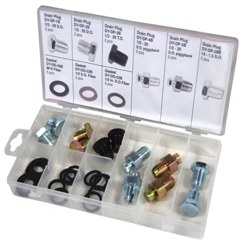 TC 27pc Auto Engine Oversize Oil Drain Plug Assortment