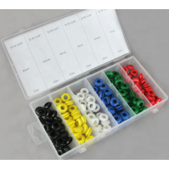 TC-1111 120pc  factory price automotive colorurful rubber o rings rubber washer grommet assortment kit