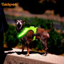 Correa para perros al por mayor Collar para mascotas Parpadeante Led Light Up Chaleco de arnés para perros Arnés personalizado para exteriores para perros
