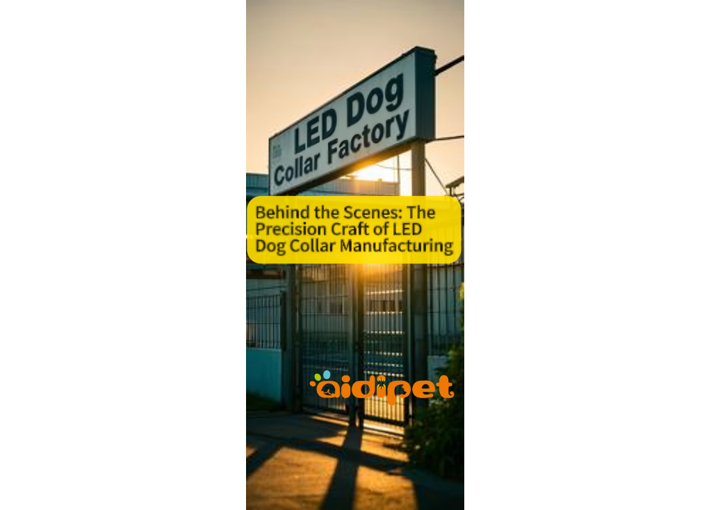 Behind the Scenes: The Precision Craft of LED Dog Collar Manufacturing