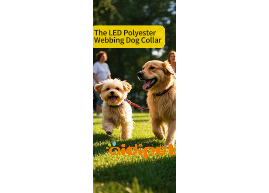 The LED Polyester Webbing Dog Collar: A Stylish and Practical Choice for Your Pet