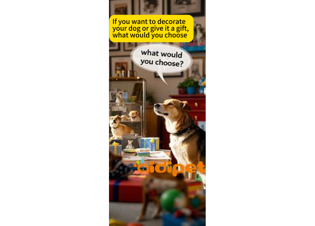 If you want to decorate your dog or give it a gift, what would you choose
