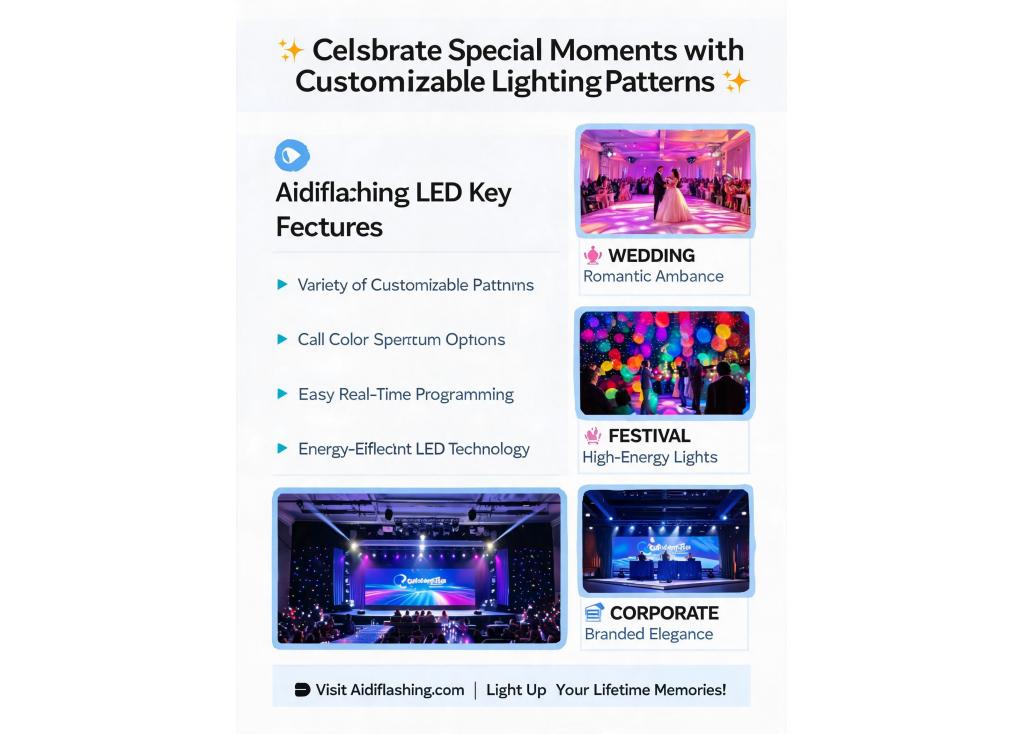 Are there customizable lighting patterns for special occasions?