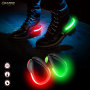 Clip de zapatos LED Luz de zapato de noche Luz de LED intermitente Luz de funcionamiento nocturno Luz de zapato de LED intermitente