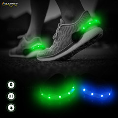 Super helle Nachtlaufsicherheit blinkende LED-Schuhe Clip