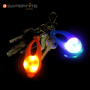 Small Night Safety Accessory Pet Collar Pendant Light Luminous Collar Clip On Light Attach to Collar Leash