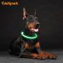 Bright Flashing Luminous Light up Dog Collar Free Size Cuttable TPU Led Collar for Dogs Glow in the Dark AIDILED LIGHT