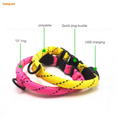Wholesale Custom New Pet Collar Accessories for Dogs and Cats Anti-lost LED Light Dog Tag