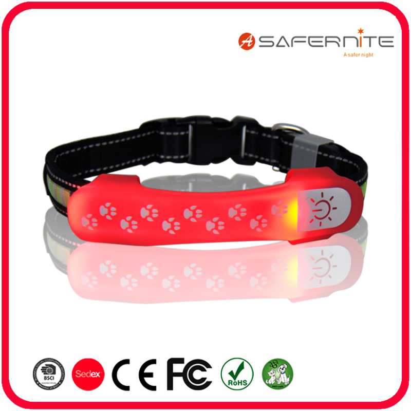 Waterproof Dog Collar Cover with led Led Dog Accessories for Collar and Leash Light accessory of Dogs