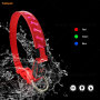 Eco Led Dog Collar Vegan Light up Dog Pet Collars Wholesale New Style Hot Sale Adjustable PU Pet Led Collar