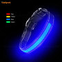 Factory Manufacturers Wholesale Nylon Reflective LED Dog Collars in bulk with Flashing Light