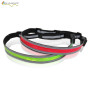 LED Light up Flashing Waterproof Running Belt USB Rechargeable Sport Waist Bag with Zipper