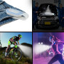 Portable Outdoor Led Magnetic Clip on Light Hanging On Bag/Bicycle/Clothes Clip Light with Magnets