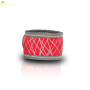 Party Favor Led Slap Bracelet Wristband CR2032 Battery Customized Logo Flashing Slap Band