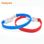 Night Safety LED Dogs Collar,Nlon Lights Flashing Glow In Dark Electric Pet Coolars 6Colors Pet Supplies Dog Cat Leash Dropship