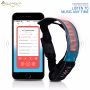 PU Leather Led Light up Armband Display APP Control flashing led armband Night Jogging walking Running Led Light Armband