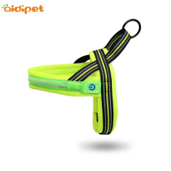 Wholesale Manufacturer Custom Outdoor Nylon Adjustable  Led Dog Harness Vest