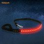 Best Wholesale Led Dog Leash Glowing in the Dark Leash PU Leather Lighted USB Pet Dog Leash