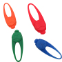 2022 Dog Tag Clip Light Pet Collar Pendant Light Flashing Glow Custom Dog Tags Luminous Waterproof Silicone Dog Tag