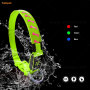 Safety USB Rechargeable PU Leather Dog Collar Night Illuminated Glowing Luminous Light Pet LED Dog Collar