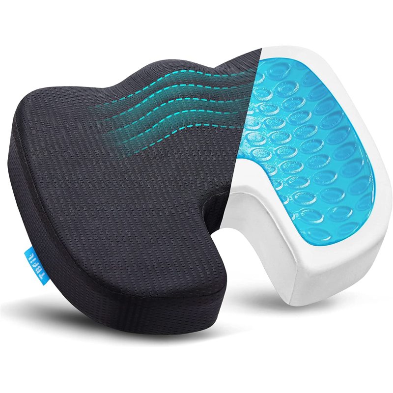 Memory Foam Seat Cushionback & Tailbone Pain Relief Orthopedic Chair Pad  for Support in Office Desk Chair, Car - China Car Seat Cushion, Silicone  Car Seat Cushion
