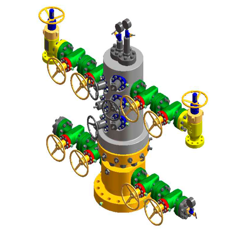 Api 6a. Трубная головка. Wellhead. Wellhead FMC. Wellhead Equipment Coal Gas.