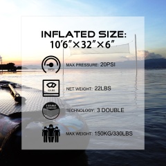 10'6''x32''x6''/320x81x15cm 2021 New Design Custom Inflatable Sup Stand Up Paddle Board Air Board for Kayaking Fishing Yoga Surf