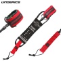 UNDERICE OEM High Strength Red Color Leg Rope Surfboard Leash With Ankle Cuff