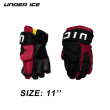 UICE 11'' black+red hockey glove
