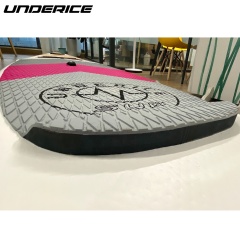 2021 Hot sale new design wooden inflatable stand up paddle board sup boards inflatable stand up paddle board pink color for lady