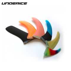 UICE Factory customized neon color honeycomb fins sup paddle board fiberglass fins custom fiberglass fin