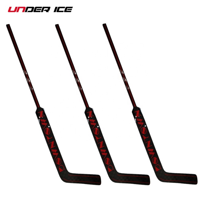 Junior 21'' 22'' 23'' Size 100% Carbon Child Goalie Stick Size 650g Super Lightweight Ice Goalie Hockey Stick Customized Logo