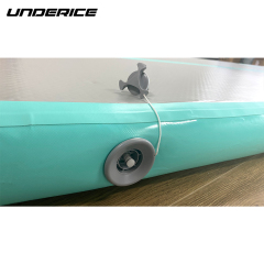 Custom color gymnastics inflatable air track,gym mat inflatable air tumble track,inflatable air track for fitness