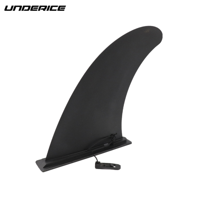 UICE Black Plastic Surf Fins SUP Stand Up Board Inflatable Surfboard Fin