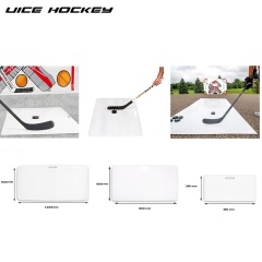 UICE Wholesale Custom logo and color ice hockey shooting pad hockey skate training Mat