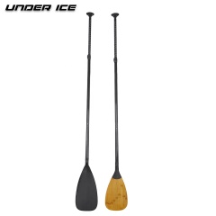 Top Quality Super Lightweight 700g Bamboo FULL Carbon Paddle Adjustable 3-pieces detachable