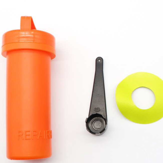 Best Inflatable Paddle Board Repair Kit, Included Yellow, White  Pvc And Wrench, Without Glue