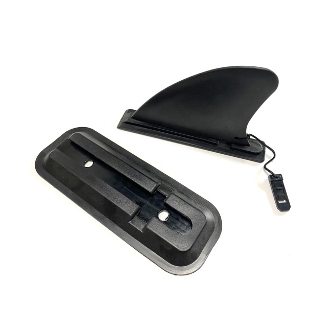 Side fin 4'' Size Snap-in System Black Classic Single fin for inflatable paddle board and longboard in stock