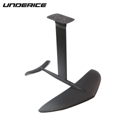 Aluminum Mast Full Carbon Fiber Wing SUP Hydrofoil for Stand Up Board Surfing with Plate Mount,Carbon Foil