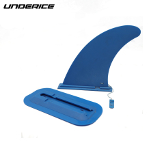UNDERICE Blue Plastic Fin Snap-in System  Surf for Inflatable Paddle Board Removable Center Fin