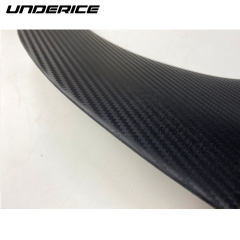 Plastic 10'' inflatable SUP paddle board single fin with carbon surface classic US box fin with screw