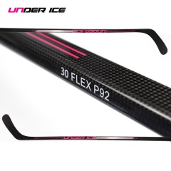 UNDER ICE Hockey Stick Extra Long Carbon Fiber Ice Hockey Stick P92 P88 P28 SR for tall player