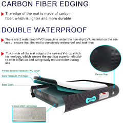 Environmental Durable PVC Custom Size Air Track Drop Stitch Inflatable gymnastics mat