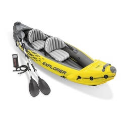2020 Cheap Yellow Fishing Rubber Boat PVC Inflatable Kayak