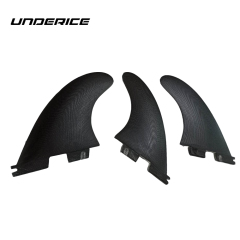 Race 9''  Plastic Centre Fin Black Classic Single fin for inflatable paddle board and longboard