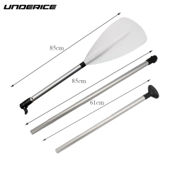 UNDERIC3 Piece Adjustable Stand Up Paddle Board Paddles - Lightweight & Floating Paddleboard - Durable & Packable for Travel