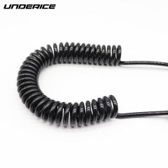 UNDERICE 6mm 9ft One Stainless Swivel, One Quick Release Swivel, Without Logo Different Colors