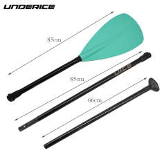 UNDERICE Top Quality Aluminum  Paddle  3 Piece Adjustable Stand Up Paddle Board Paddles - Lightweight